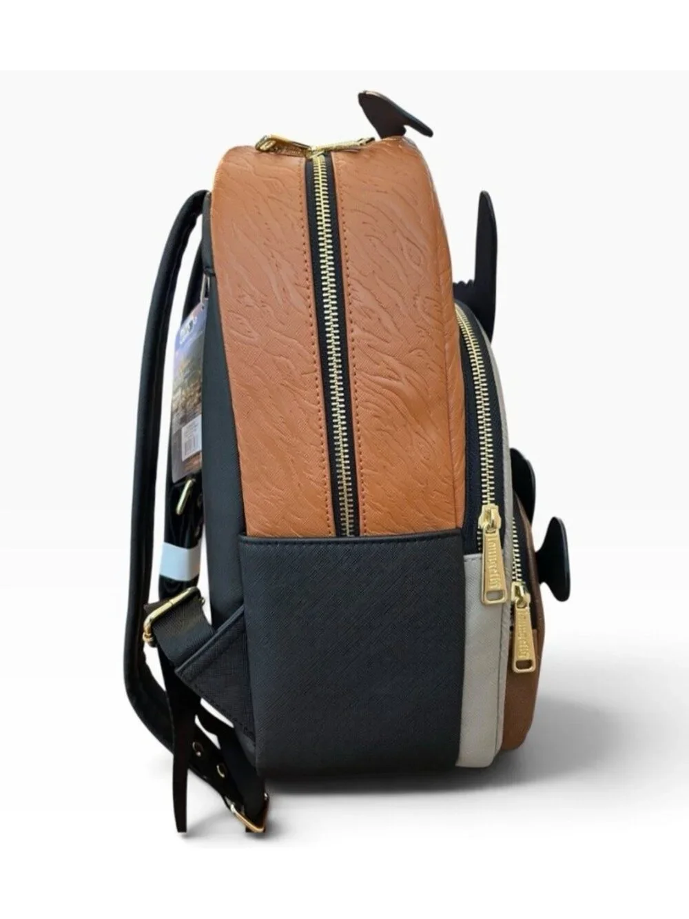 Loungefly Shrek Donkey and Puss in Boots Trio Triple Pocket Backpack NWT